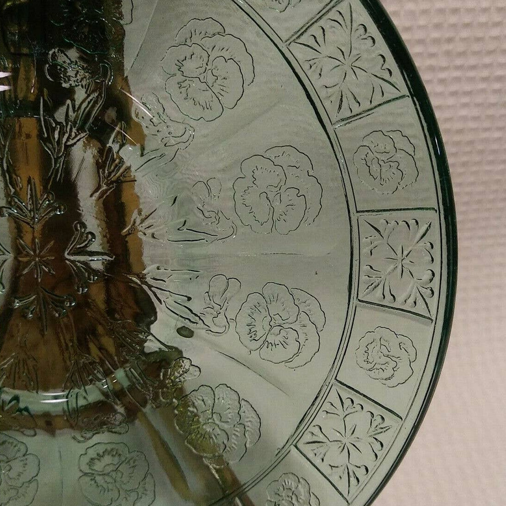 Doric n Pansy depression glass Pretty Polly Dishes - Picture 8 of 9